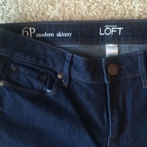 Loft size 6P, style Modern Skinny Jeans